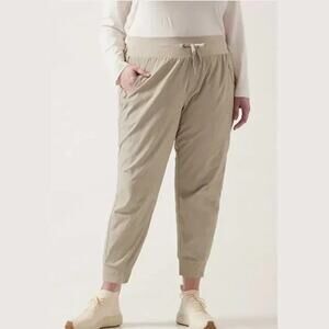 Athleta Trekkie North‎ Jogger Women's Plus Size 20 Ecru